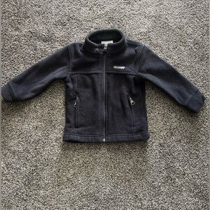 Kids Columbia Black Fleece Jacket